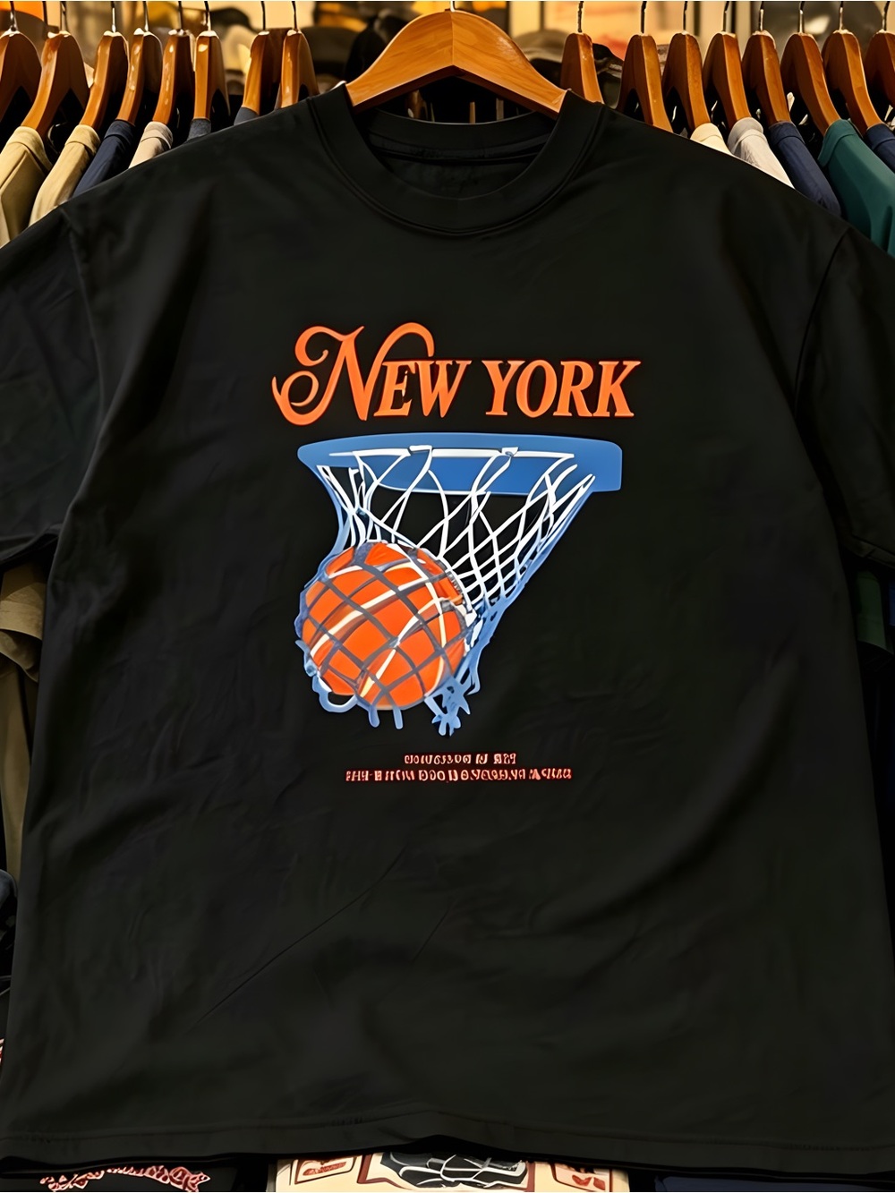 90s New York Knicks Black t-shirt